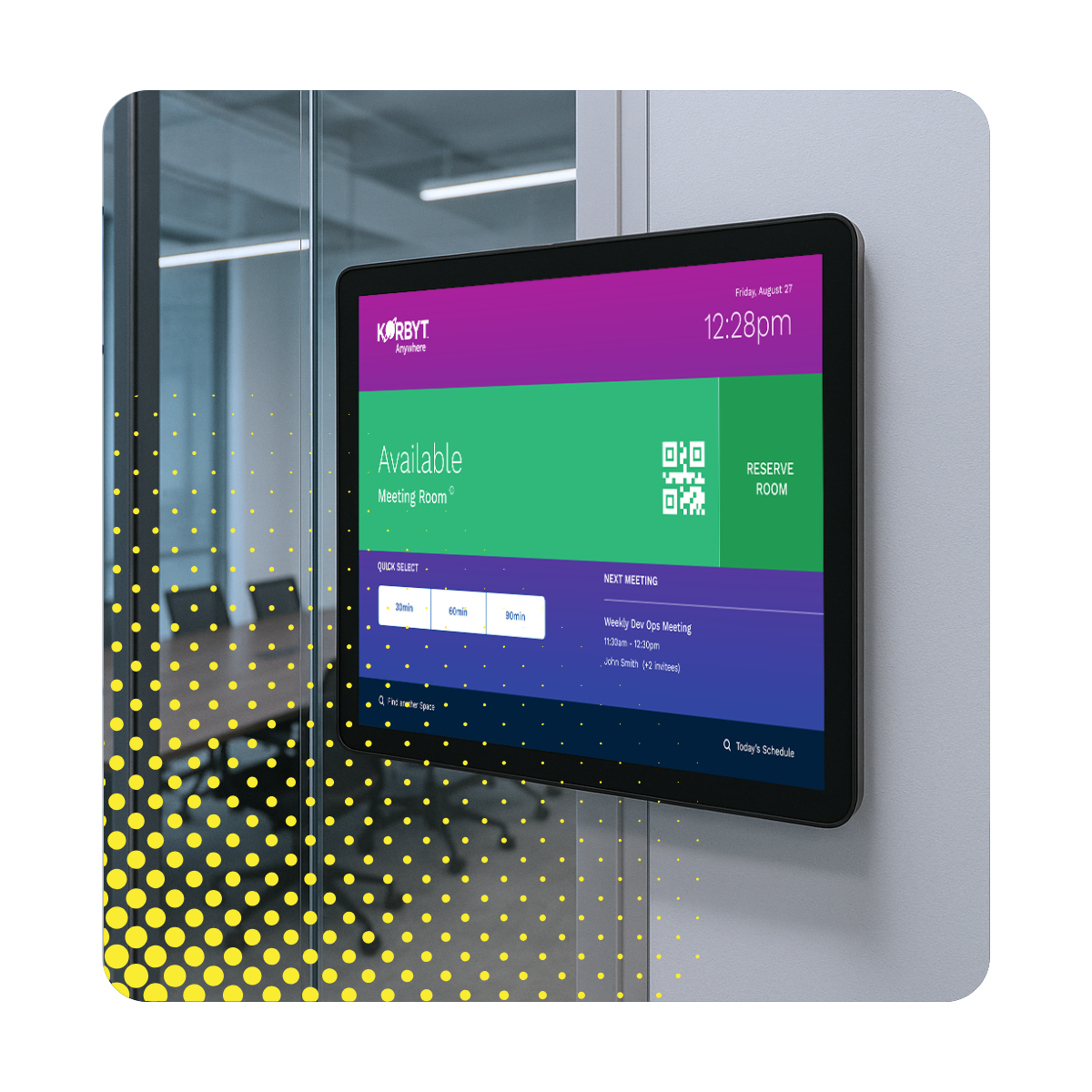 Enhanced Meeting Room Displays 5 Licenses Free for 6 Months Korbyt